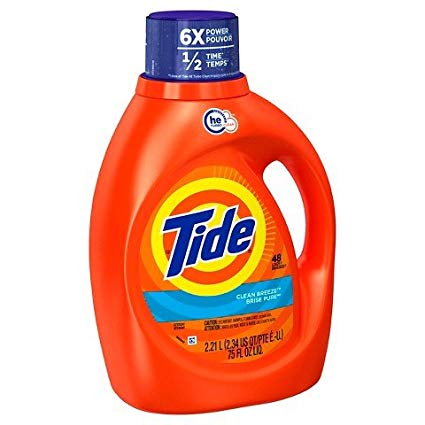 Tide Clean Breeze HE Laundry Detergent, 75 fl oz