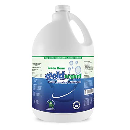 100% Organic Green Bean Mold Liquid Detergent For Mold and Mildew On Clothing and Fabric - Moldergent 1G
