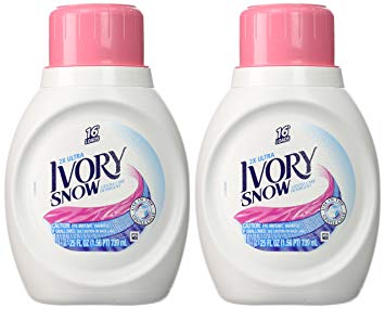 Ivory Snow Ultra Concentrated Liquid Detergent - 25 Ounce - 2x Concentrated - 2 pk